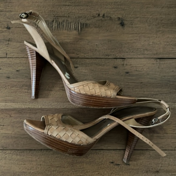 Marc Fisher mfanelle nude heel sandal 8 - Picture 5 of 7